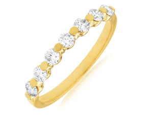 Yellow Gold Diamond Band