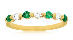 Emerald & Diamond Ring