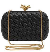Load image into Gallery viewer, Vegan woven evening handbags
