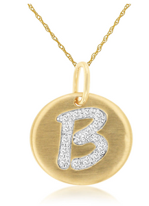 Diamond B Necklace