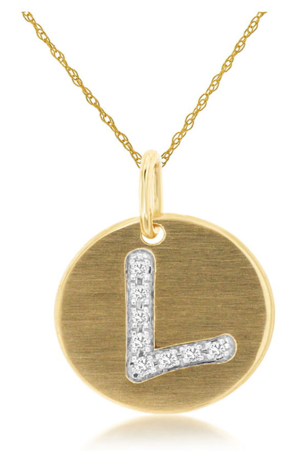 Diamond L Necklace