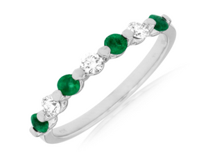 Emerald and Diamond band