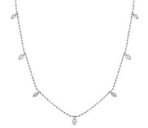 Diamond 13 Station Necklace