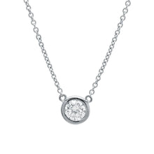 Load image into Gallery viewer, Solitaire Bezel Pendant

