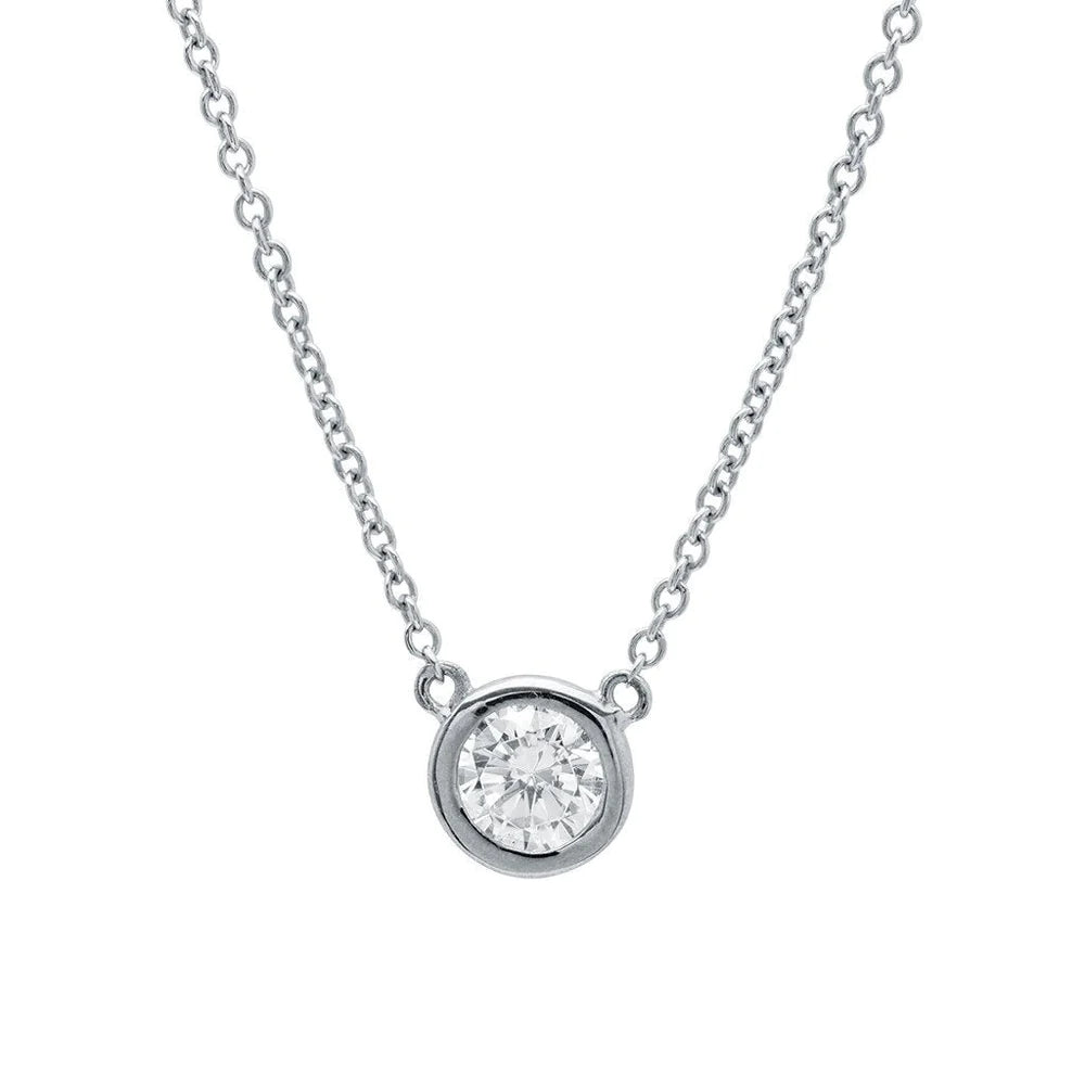 Solitaire Bezel Pendant