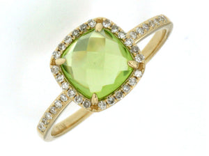 PERIDOT & DIAMOND RING