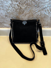 Load image into Gallery viewer, Large Vegan Crossbody Studded Handbag
