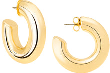 Load image into Gallery viewer, Oprah&#39;s Favorite Gold Medium Hoop Earring
